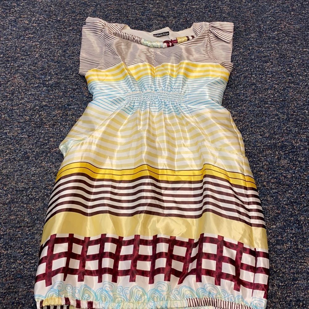 Madison Paige satin dress sz. M